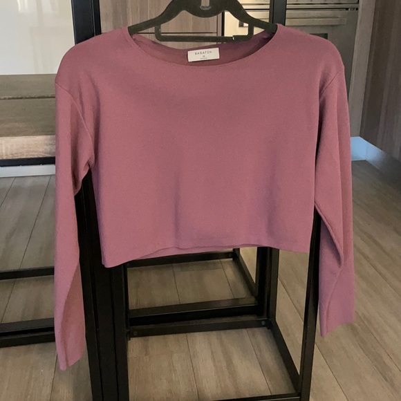 Aritzia Babaton Hessy cropped shirt - Picture 3 of 7